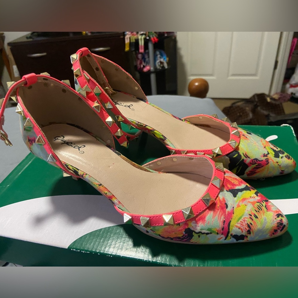 Floral women’s shoes